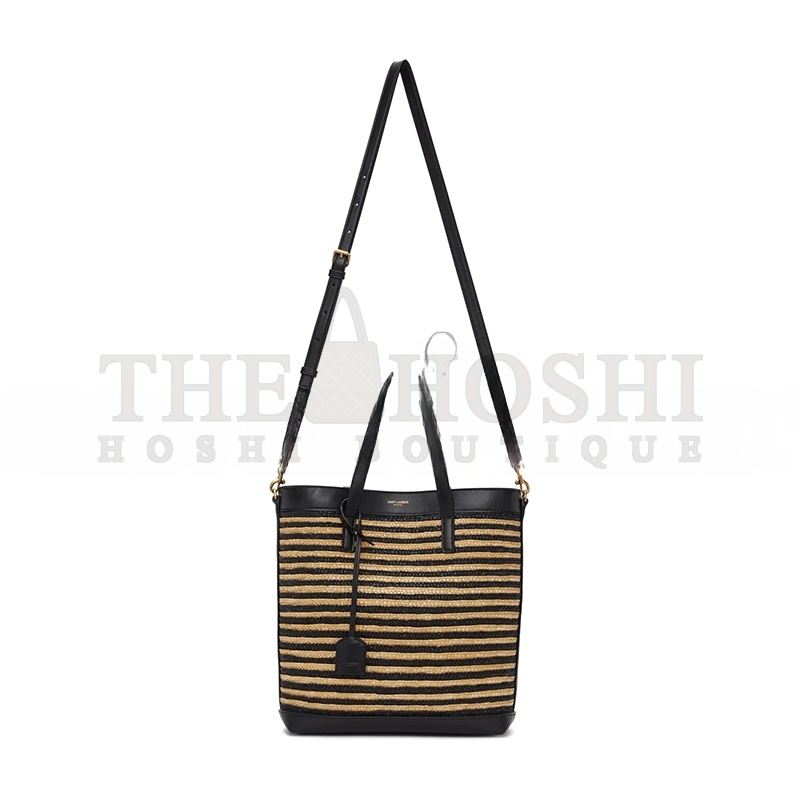 Y51 SHOPPING Sa1nt Lau*nt TOY IN RAFFIA AND LEATHER 6003077088 (25*28*8cm) Master Quality